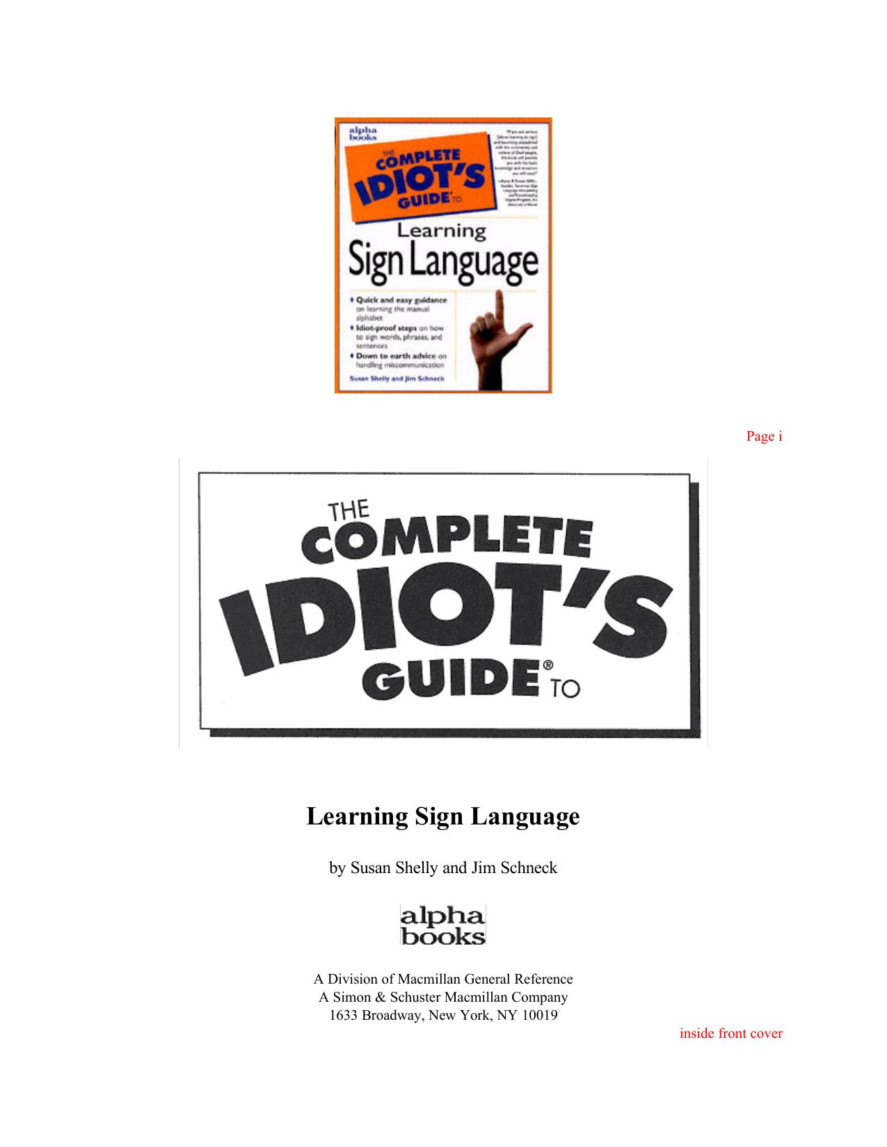 The Complete Idiot's Guide to L - Susan Shelly, Jim Schneck