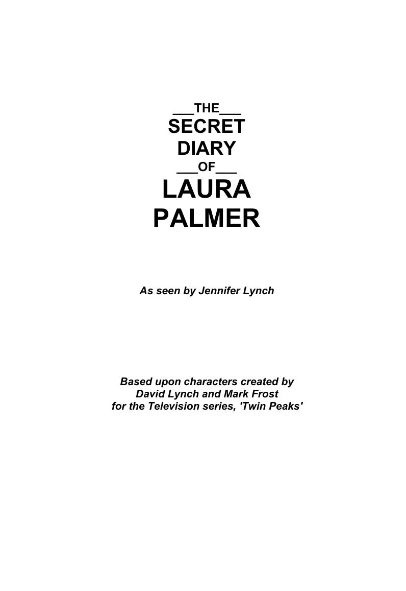 The Secret Diary of Laura Palme - Jennifer Lynch